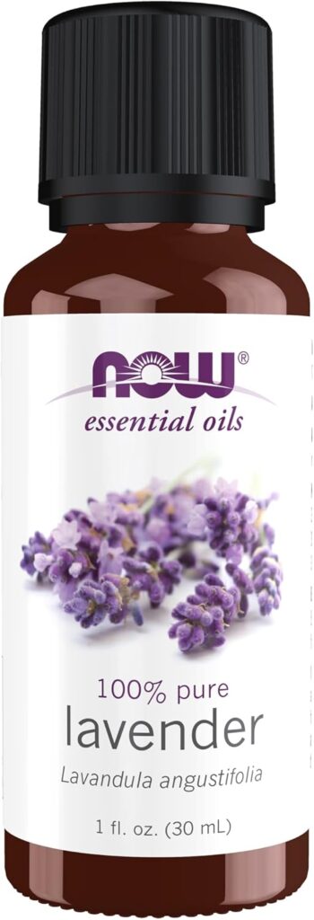 Agora, óleos essenciais, óleo de lavanda, aromaterapia calmante, destilado a vapor, 100% puro, vegano, tampa resistente à criança, 1 onça
