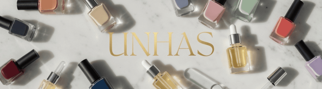 banner Unhas com esmaltes e produtos para as unhas